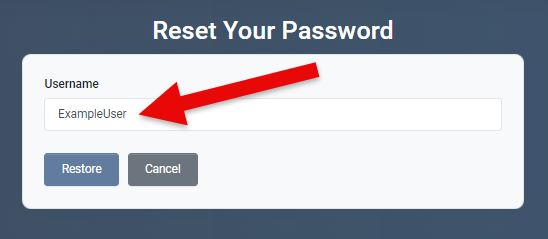 Reset Password