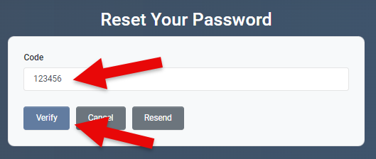 Reset Password