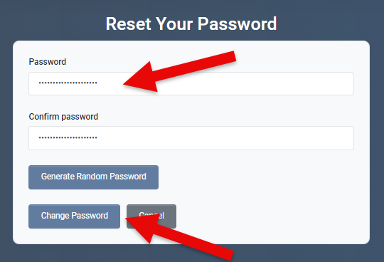 Reset Password