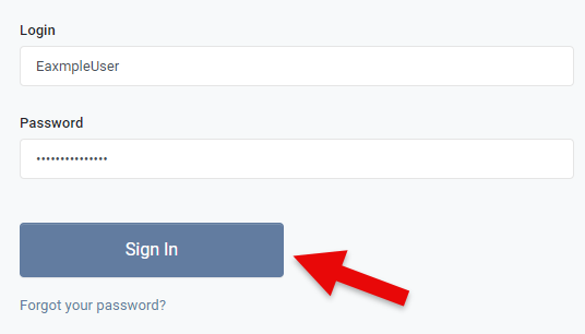 Sign In to Control Panel