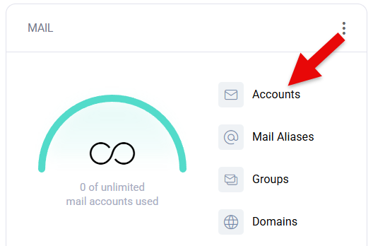 Hosting Spaces POP-IMAP Accounts Icon
