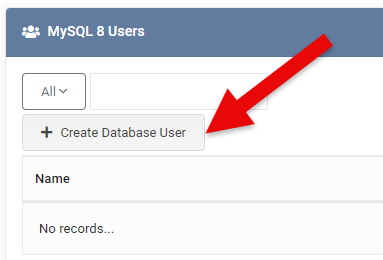Create MySQL User