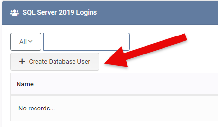 Create SQL Server User