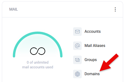 Hosting Spaces Mail Domain Icon