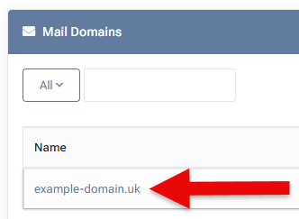 Mail Account List