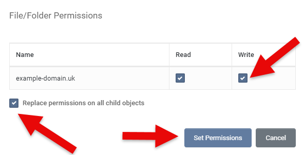 File and Folder Permissions