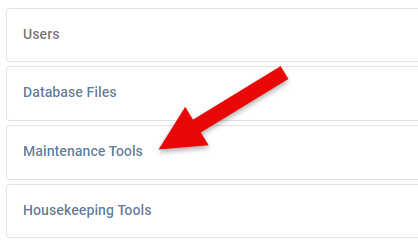 Maintenance Tools
