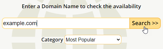Domain Name Search