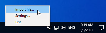 Import file...
